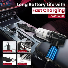 Volta Tech™ 3-in-1 Portable Vacuum Cleaner